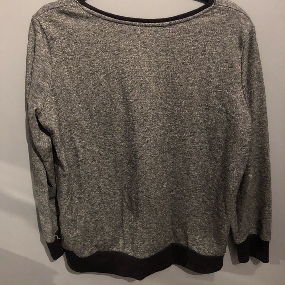 Heather grey sweatshirt with logo - Picture 3 of 3